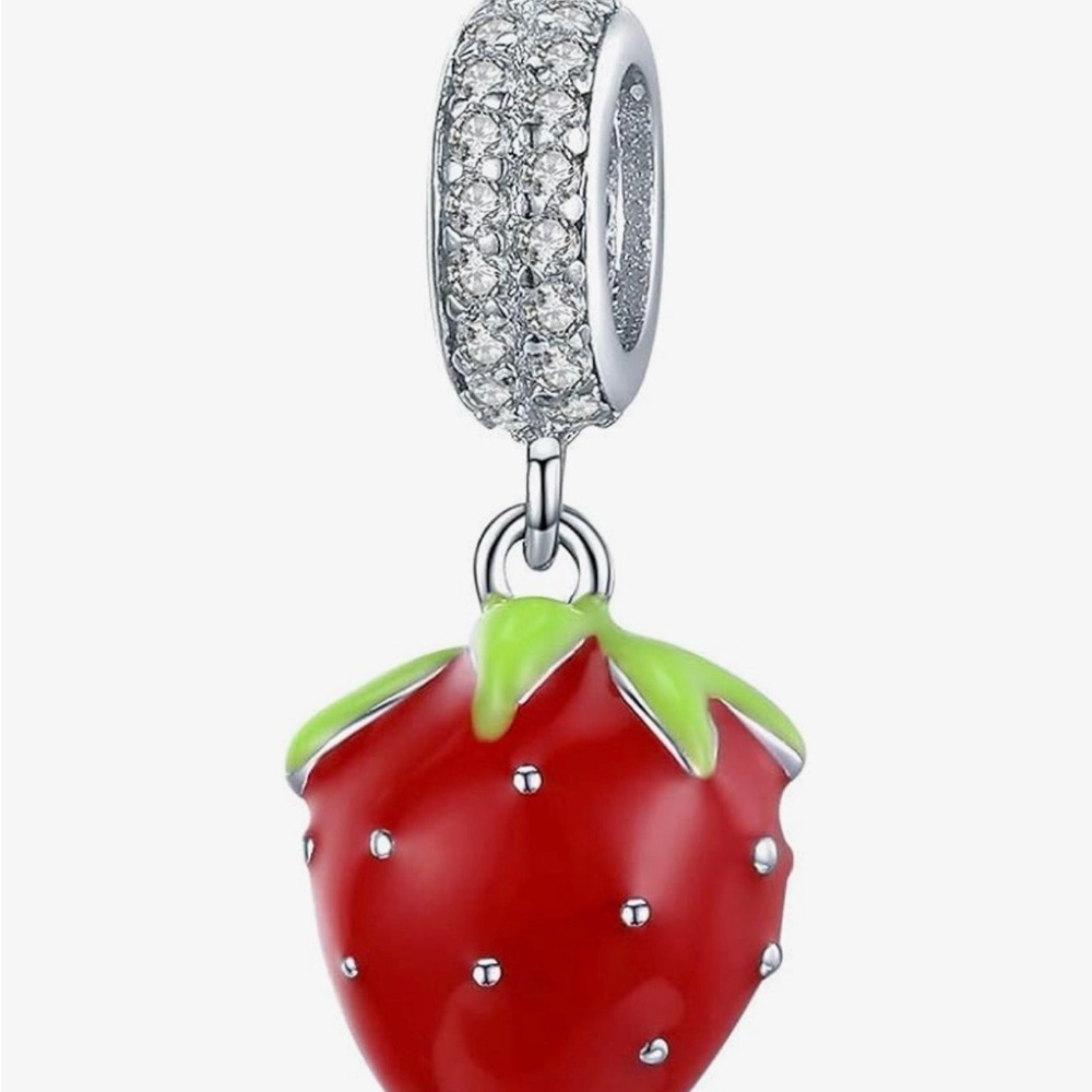 Strawberry Charm Pendant
